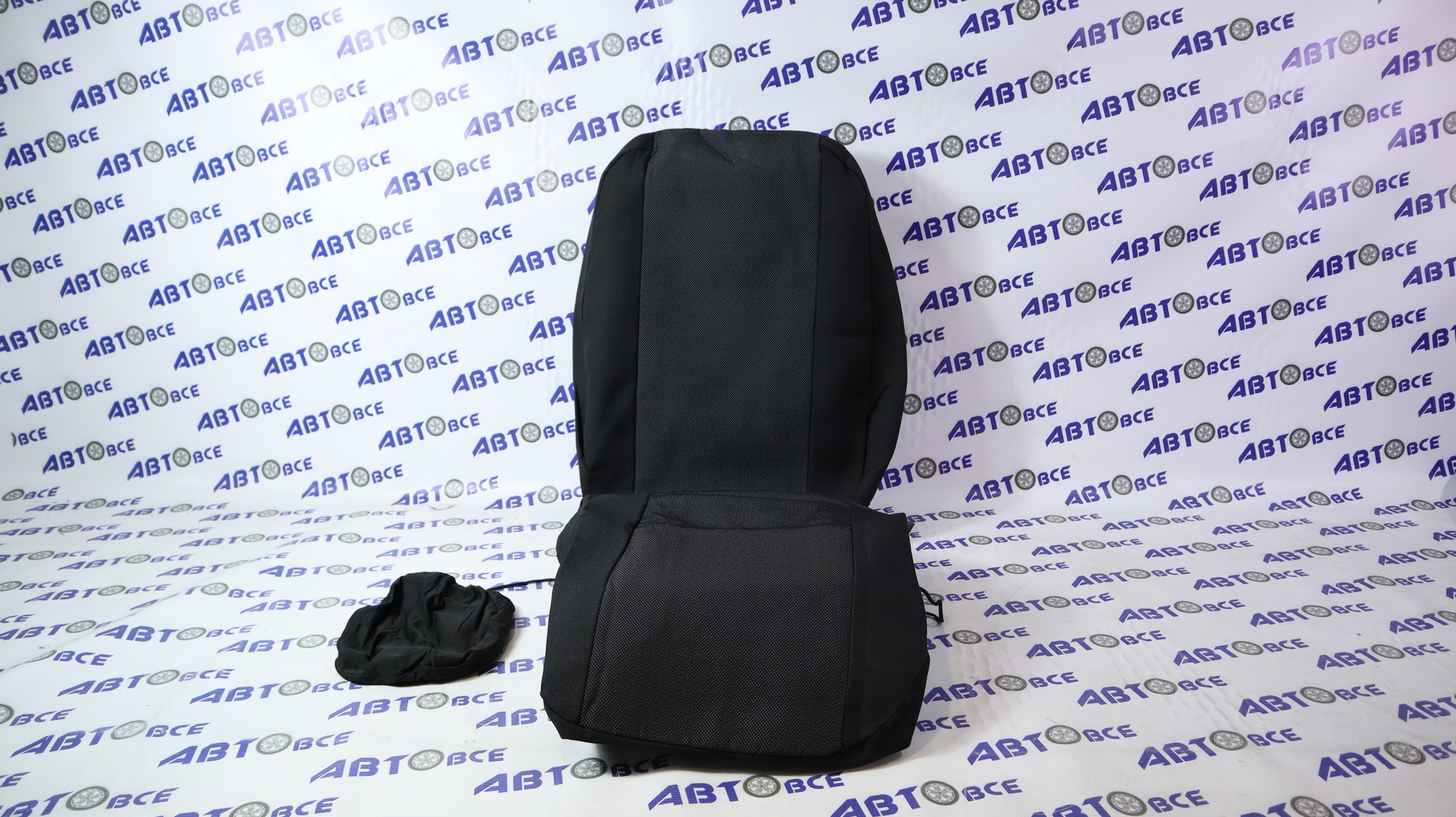 Чехлы сидений ВАЗ-1118 (с 2004г) черный Жаккард MK